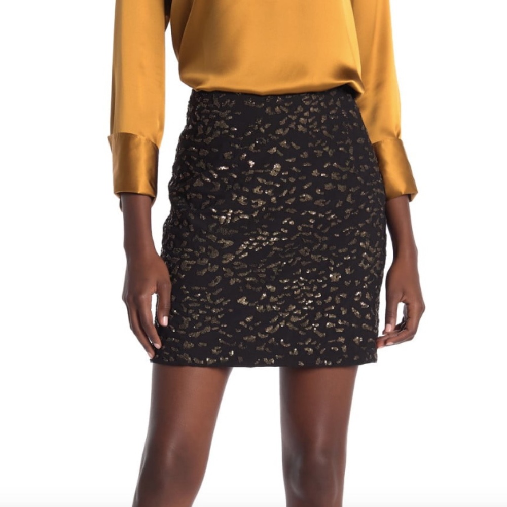 Elie Tahari Women's Sequin Mini Skirt - Picture 1 of 9